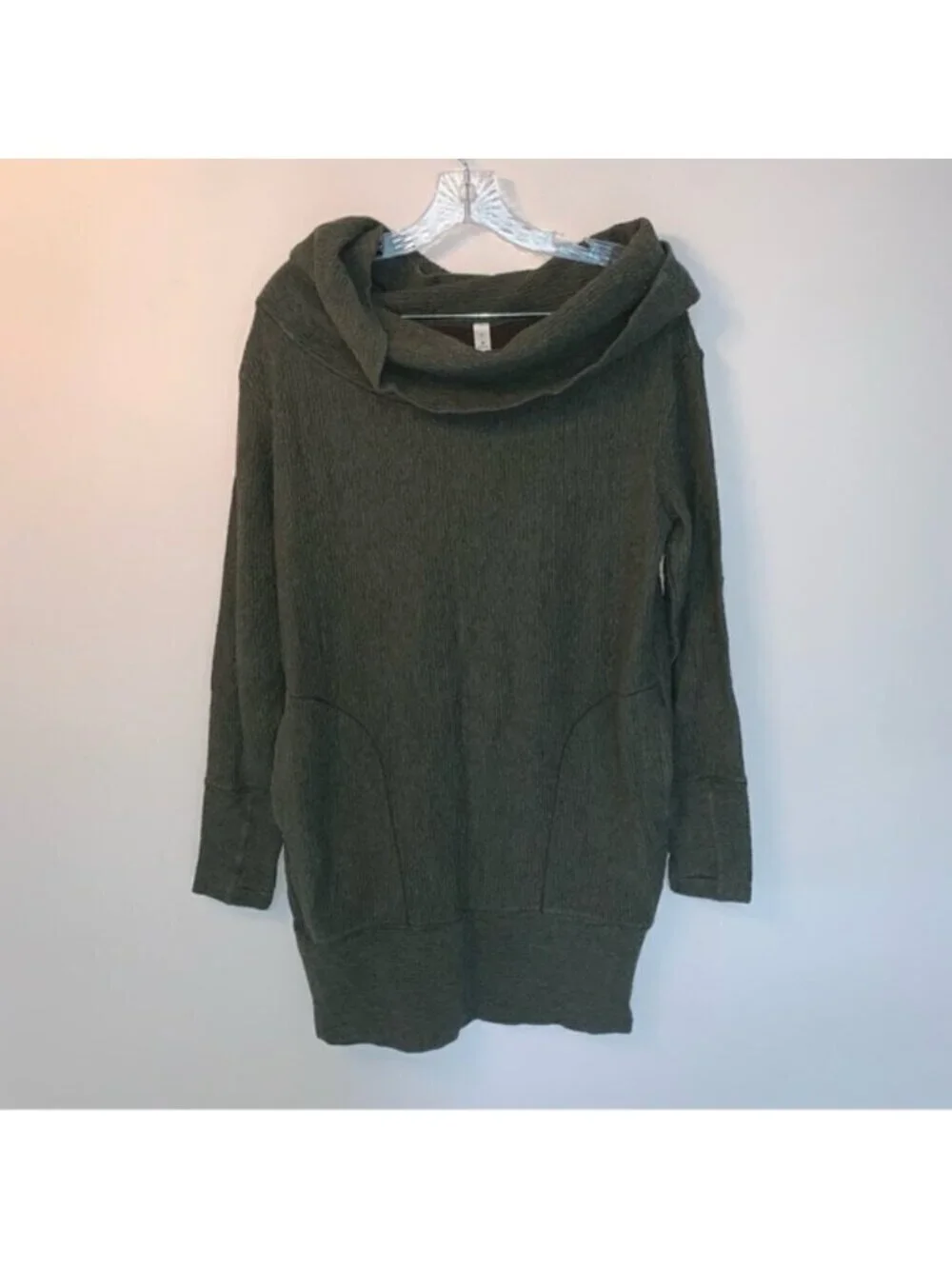 Lululemon Along the Way Dress Heathered Dark Olive M